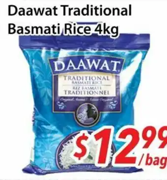 Bestco Food Mart Daawat Traditional Basmati Rice offer