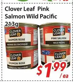 Bestco Food Mart Clover Leaf Pink Salmon Wild Pacific offer