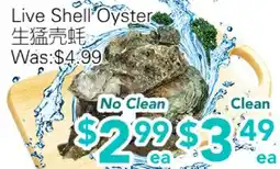 Ample Food Market Live Shell Oyster offer
