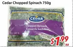 Bestco Food Mart Cedar Chopped Spinach offer
