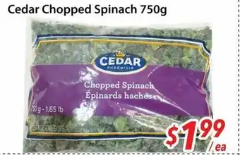 Bestco Food Mart Cedar Chopped Spinach offer