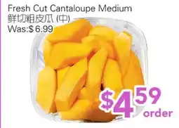Ample Food Market Fresh Cut Cantaloupe Medium offer