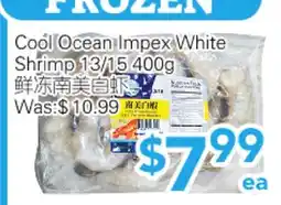 Ample Food Market Cool Ocean Impex White Shrimp 13/15 offer