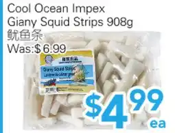 Ample Food Market Cool Ocean Impex Giany Squid Strips offer