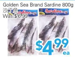 Ample Food Market Golden Sea Brand Sardine offer