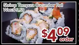 Ample Food Market Shrimp Tempura Cucumber Roll offer