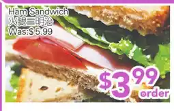 Ample Food Market Ham Sandwich offer