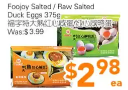 Ample Food Market Foojoy Salted / Raw Salted Duck Eggs offer