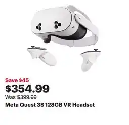 Best Buy Meta Quest 3S 128GB VR Headset offer
