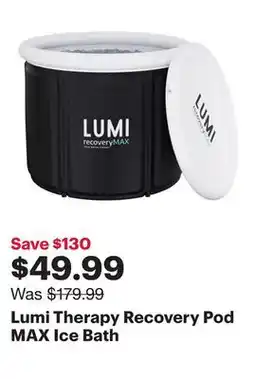 Best Buy Lumi Therapy Recovery Pod MAX Ice Bath offer