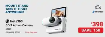Visions Electronics Insta360 GO 3 Action Camera - 64GB offer