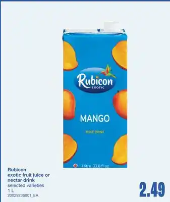Wholesale Club Exotic Fruit Juice or Nectar Drink offer
