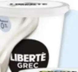 Walmart Liberté Greek 650 g - 750 g Yogurt tubs offer