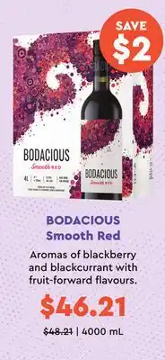 Wine Rack BODACIOUS Smooth Red offer