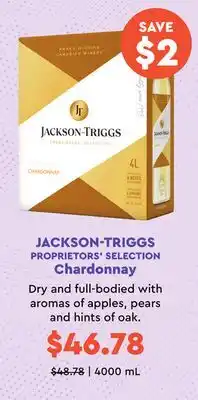 Wine Rack JACKSON-TRIGGS PROPRIETORS' SELECTION Chardonnay offer
