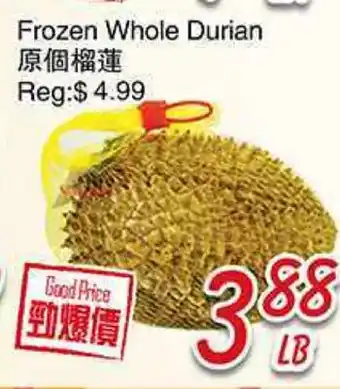 Foody Mart Frozen Whole Durian offer