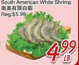 Foody Mart SOUTH AMERICAN WHITE SHRIMP offer