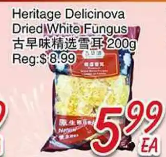 Foody Mart Heritage Delicinova Dried White Fungus offer