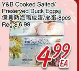 Foody Mart Y&B COOKED SALTED / PRESERVED DUCK EGGS offer