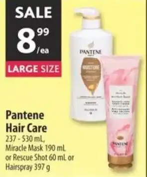 Co-op Pantene hair care offer