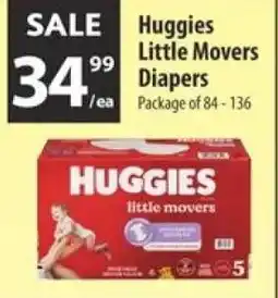 Co-op Huggies little movers diapers offer