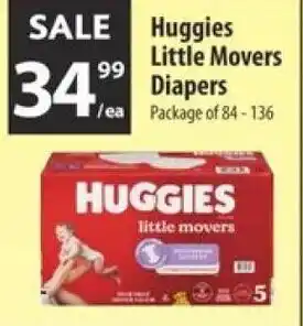 Co-op Huggies little movers diapers offer