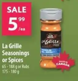 Co-op La grille seasonings or spices offer