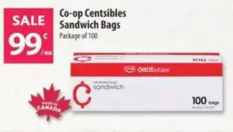 Co-op Co-op centsibles sandwich bags offer