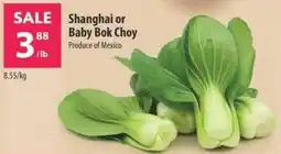 Co-op Shanghai or baby bok choy offer