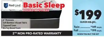 Surplus Furniture Basic Sleep Queen Mattress Set offer