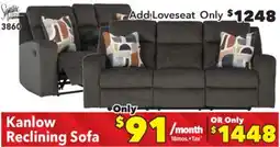 Surplus Furniture Kanlow Dusk Motion Sofa offer