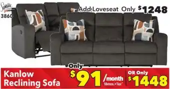 Surplus Furniture Kanlow Dusk Motion Sofa offer