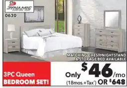 Surplus Furniture Aurora Oak 3-Piece Queen Bedroom Set offer