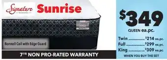 Surplus Furniture Sunrise Queen Mattress Set offer