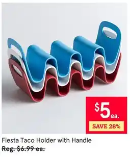 Kitchen Stuff Plus Fiesta Taco Holder with Handle offer
