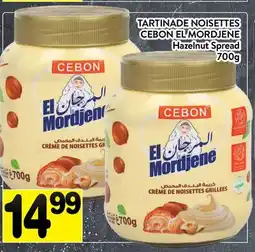 Supermarché PA TARTINADE NOISETTES CEBON EL MORDJENE | Hazelnut Spread offer