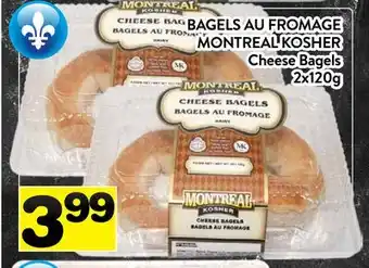 Supermarché PA BAGELS AU FROMAGE MONTREAL KOSHER offer