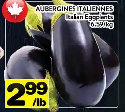 Supermarché PA AUBERGINES ITALIENNES Italian |Eggplants offer