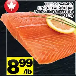 Supermarché PA FILETS DE SAUMON FRAIS DE L'ATLANTIQUE | Fresh Atlantic Salmon Fillets offer