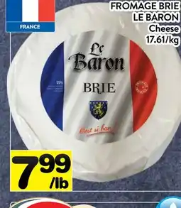 Supermarché PA FROMAGE BRIE LE BARON | LE BARON Cheese offer