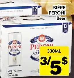 Supermarché PA BIÈRE PERONI | PERONI Beer offer
