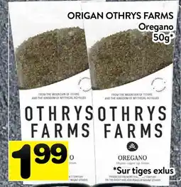Supermarché PA ORIGAN OTHRYS FARMS | Oregano offer
