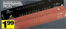 Supermarché PA CAPSULES NESPRESSO COMPATIBLE GARIBALDI offer