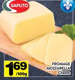 Supermarché PA FROMAGE MOZZARELLA SAPUTO | SAPUTO Cheese offer