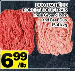 Supermarché PA DUO HACHÉ DE PORC ET BOEUF FRAIS offer
