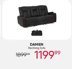 Meubles RD Damien - Modular Reclining Sofa with Drop-Down Backrest and Cup Holders - 3 pcs offer
