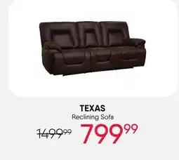 Meubles RD Texas - Reclining Sofa offer