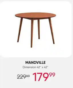 Meubles RD Mandville - Round Dining Table 42 offer