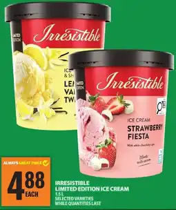Food Basics Irresistible limited edition ice cream offer