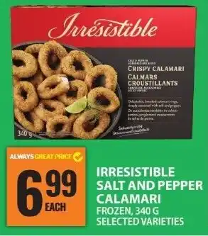 Food Basics Irresistible salt and pepper calamari offer